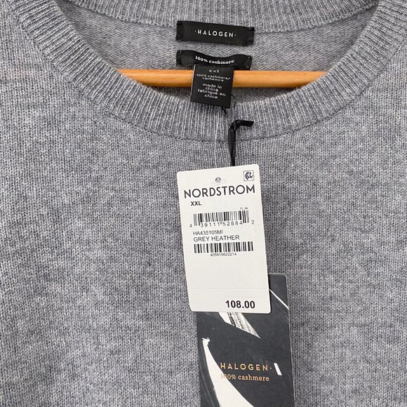 Nordstrom - Halogen - Cashmere Crewneck Longsleeve Sweater - XXL - Picture 3 of 6
